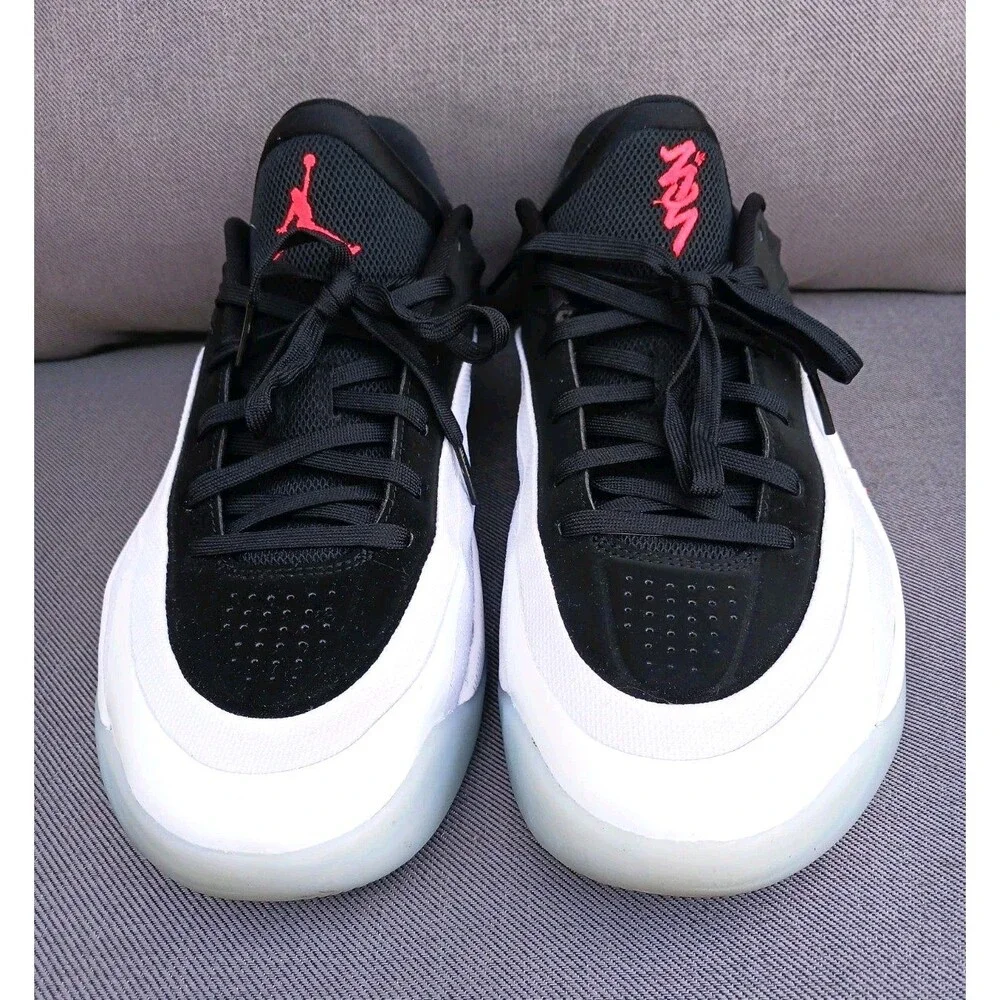 Men's Air Jordan Zion 4 White Black Size 14 Basketball Sneakers Shoes FB1802 100